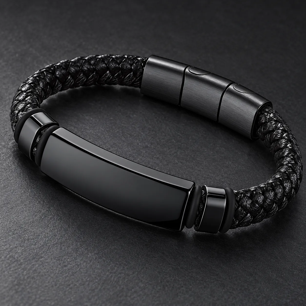 Onyx ID Bracelet